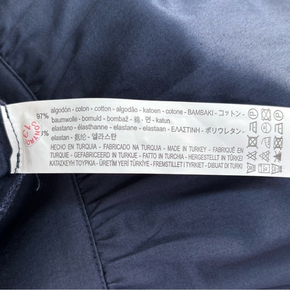 Zara Navy Blue A-line Skirt - Picture 9 of 9